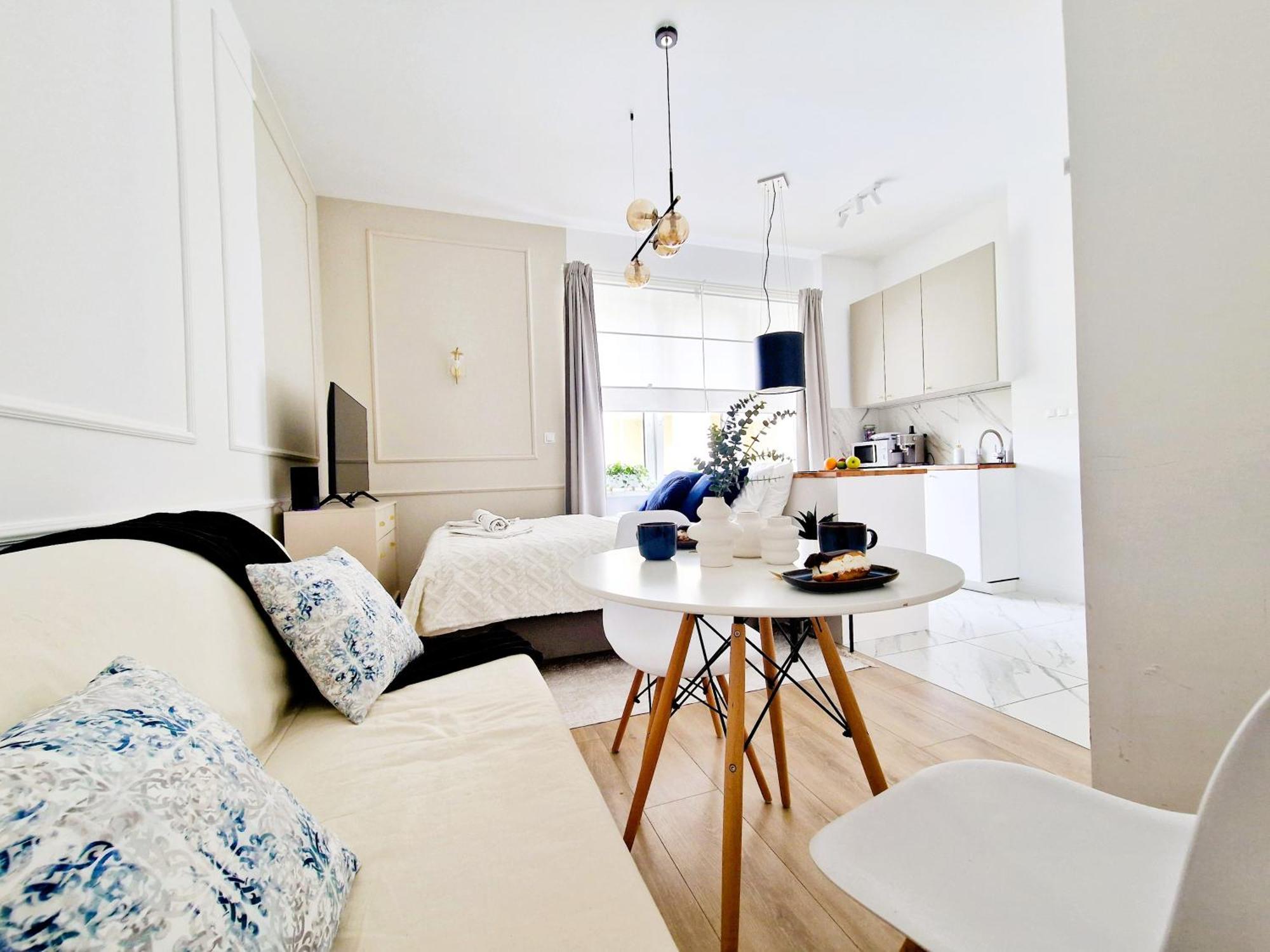 J&W Apartments Grojecka Glam Flat Warschau Buitenkant foto