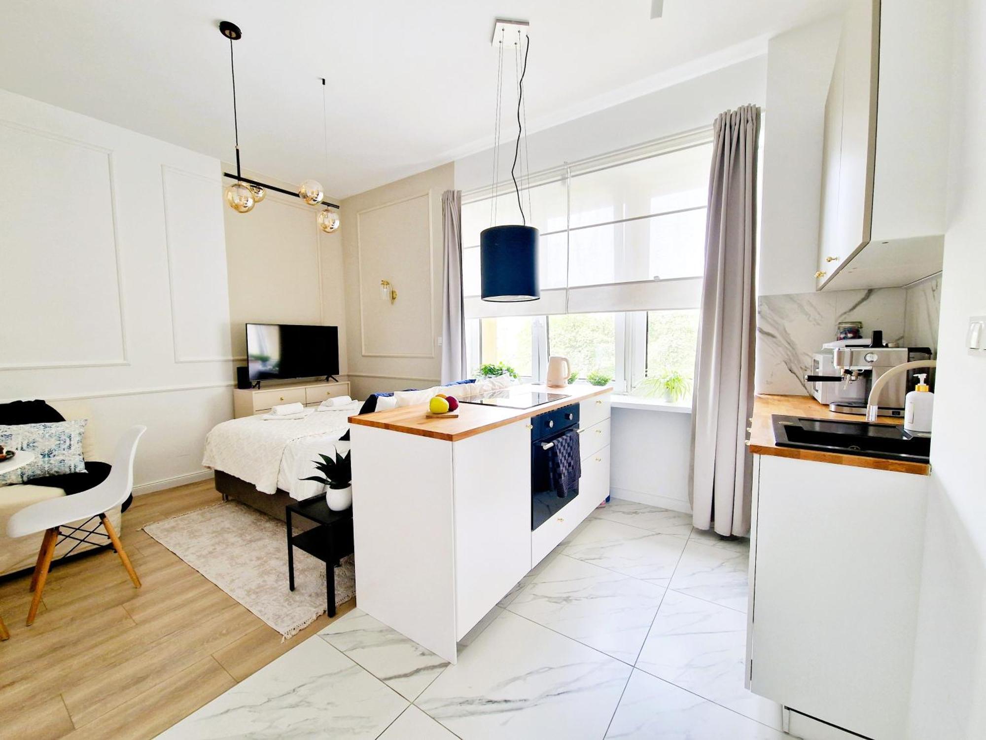 J&W Apartments Grojecka Glam Flat Warschau Buitenkant foto