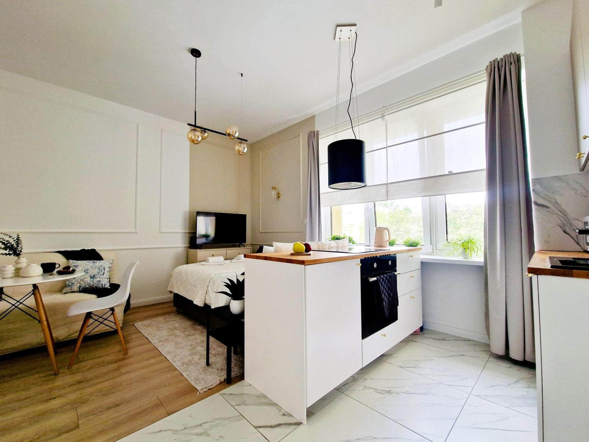 J&W Apartments Grojecka Glam Flat Warschau Buitenkant foto